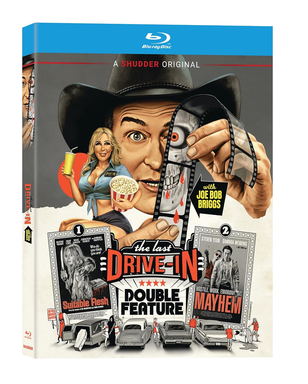 Detalle 1 de SHU00545BD The Last Drive-In with Joe Bob Briggs Blu-ray Double Feature