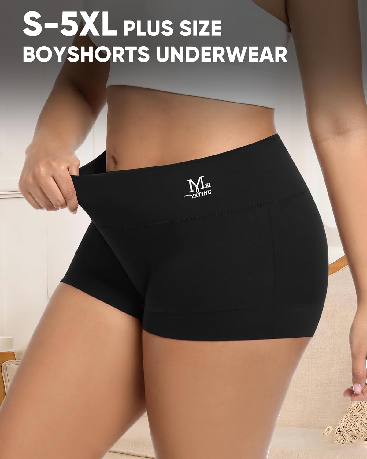 Thumbnail 3 de MEIYATING Boy Shorts 4 Pack 🩲