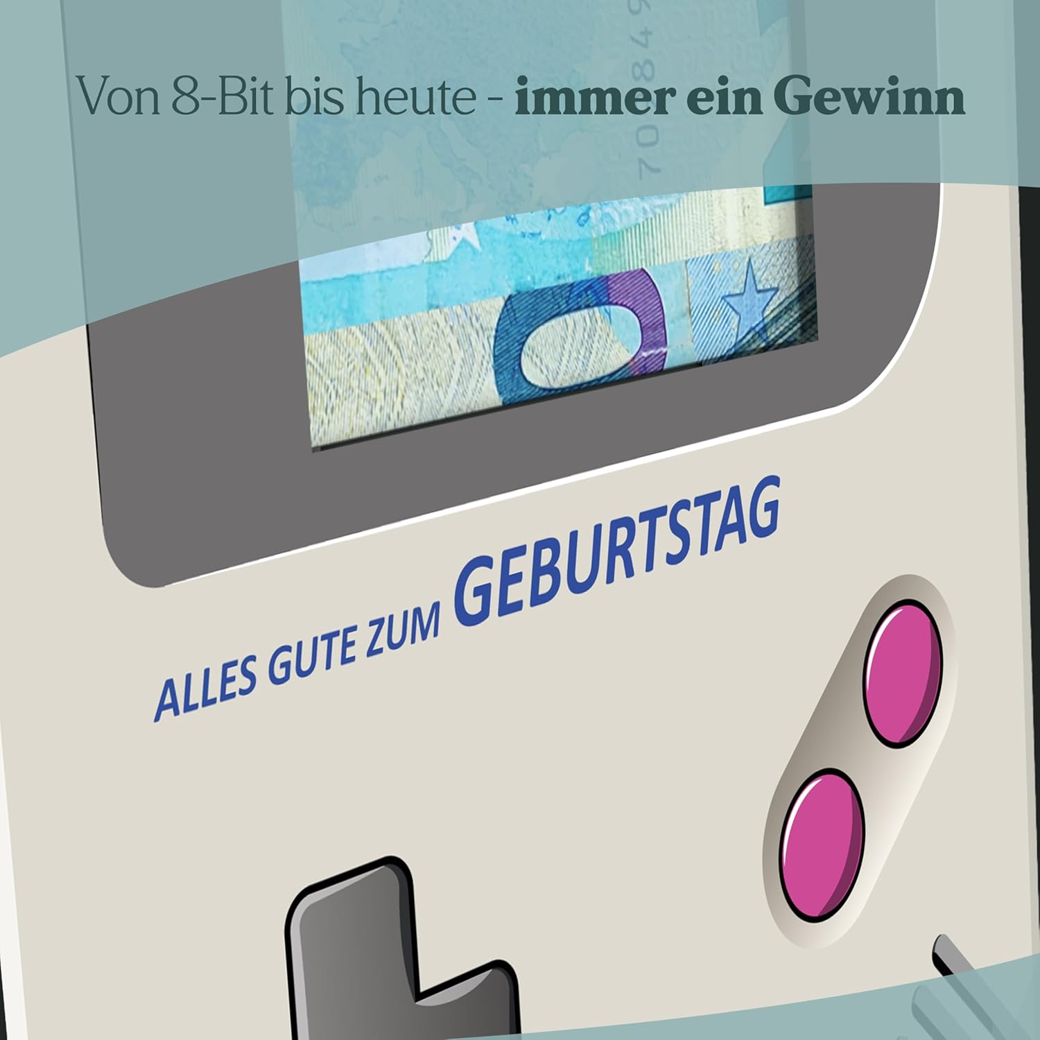 Thumbnail 5 de Retro Konsole XL Geldgeschenk aus Holz 20x15cm