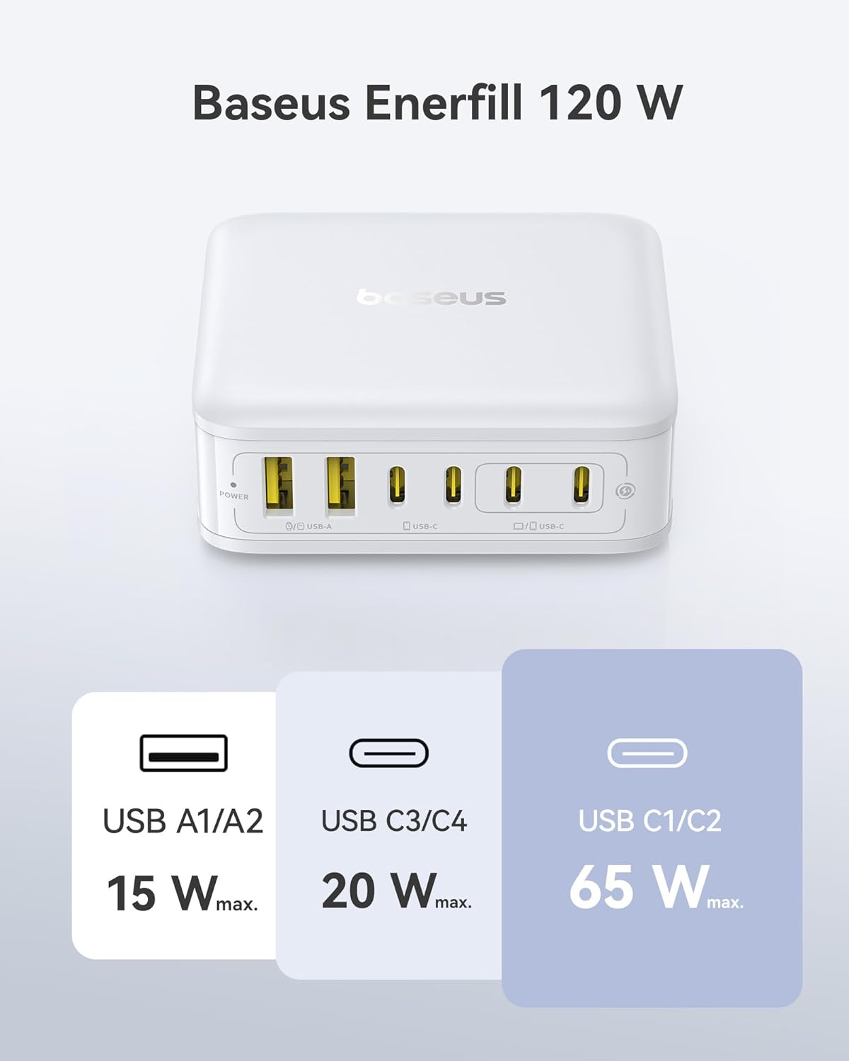 Thumbnail 5 de Baseus 120W USB-C GaN Ladegerät PPS