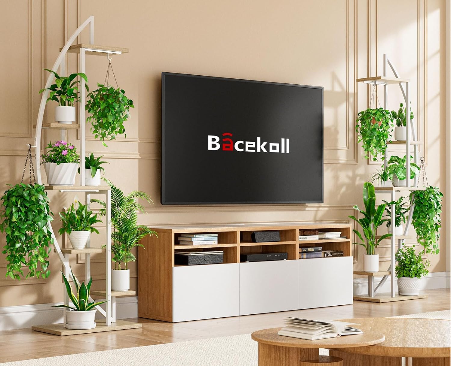 Thumbnail 5 de BACEKOLL 6 Ebenen Blumenständer Wachstumslichter