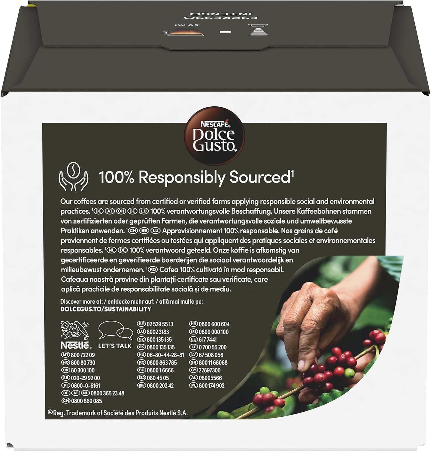 Detalle de NESCAFÉ Dolce Gusto Espresso Intenso ☕ 90 cápsulas originales