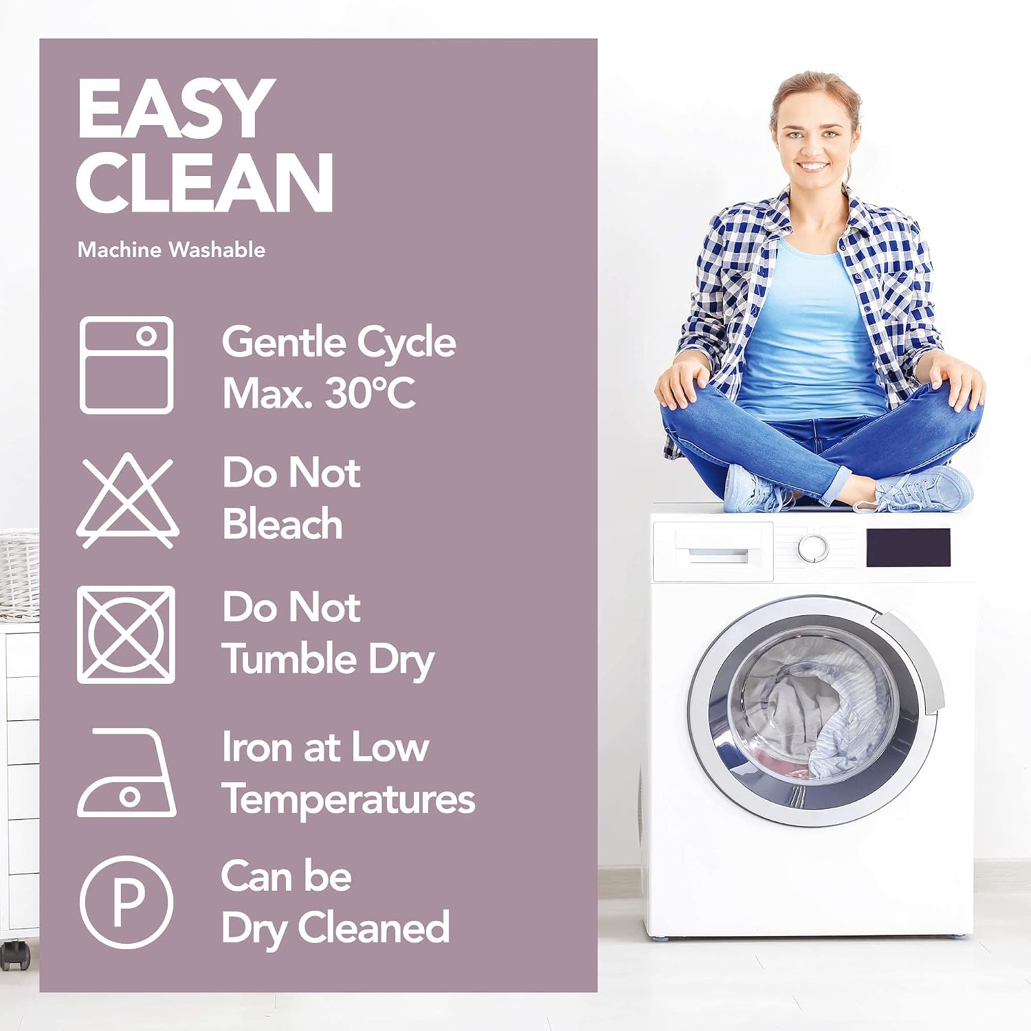 Thumbnail 6 de Deconovo Verdunkelungsvorhänge mit Kräuselband (245x140 cm), Hellpink – 2er Set