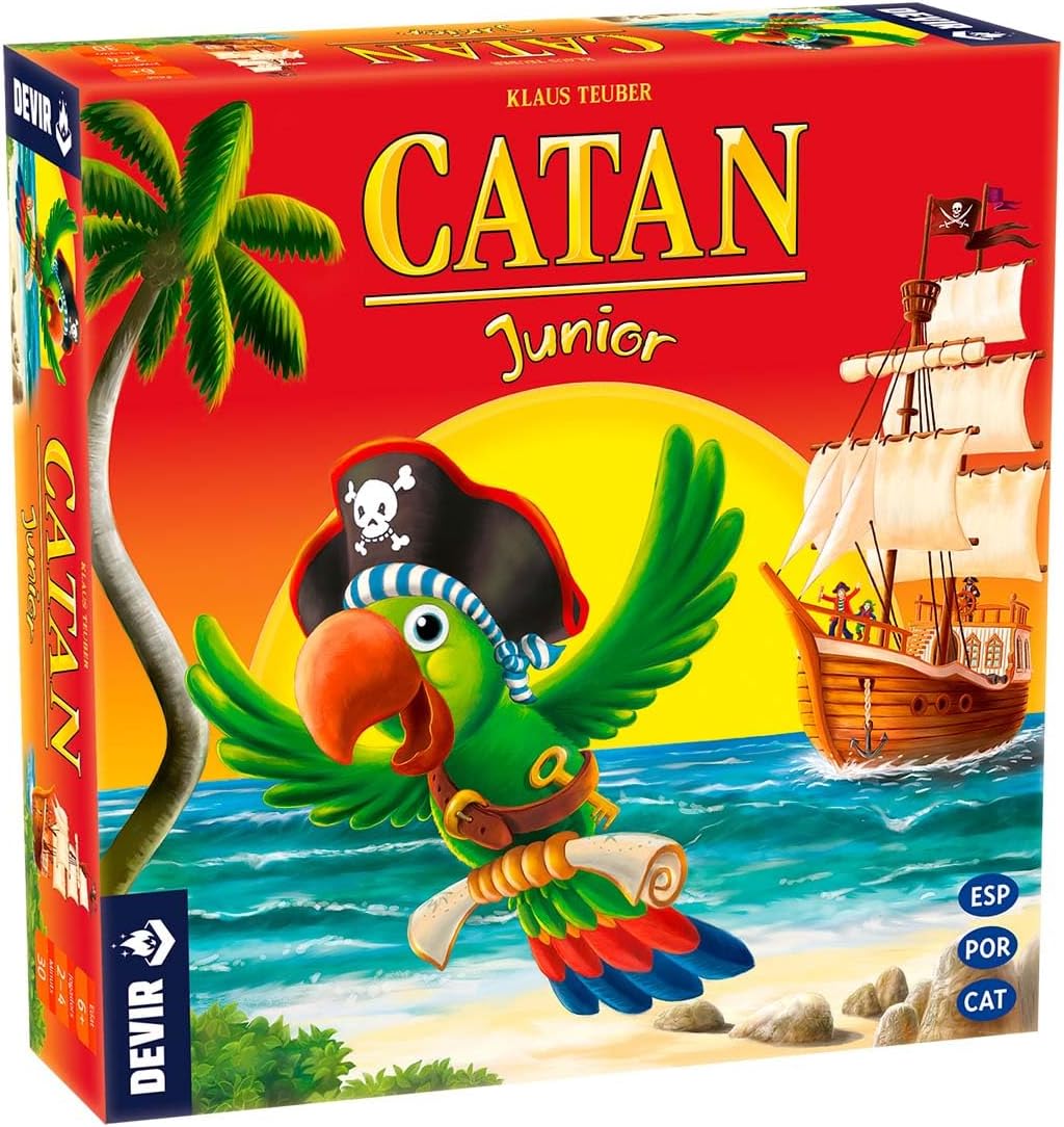 Detalle de Devir Catan Junior BGCATJU – gra planszowa dla 2–4 graczy od 6 lat