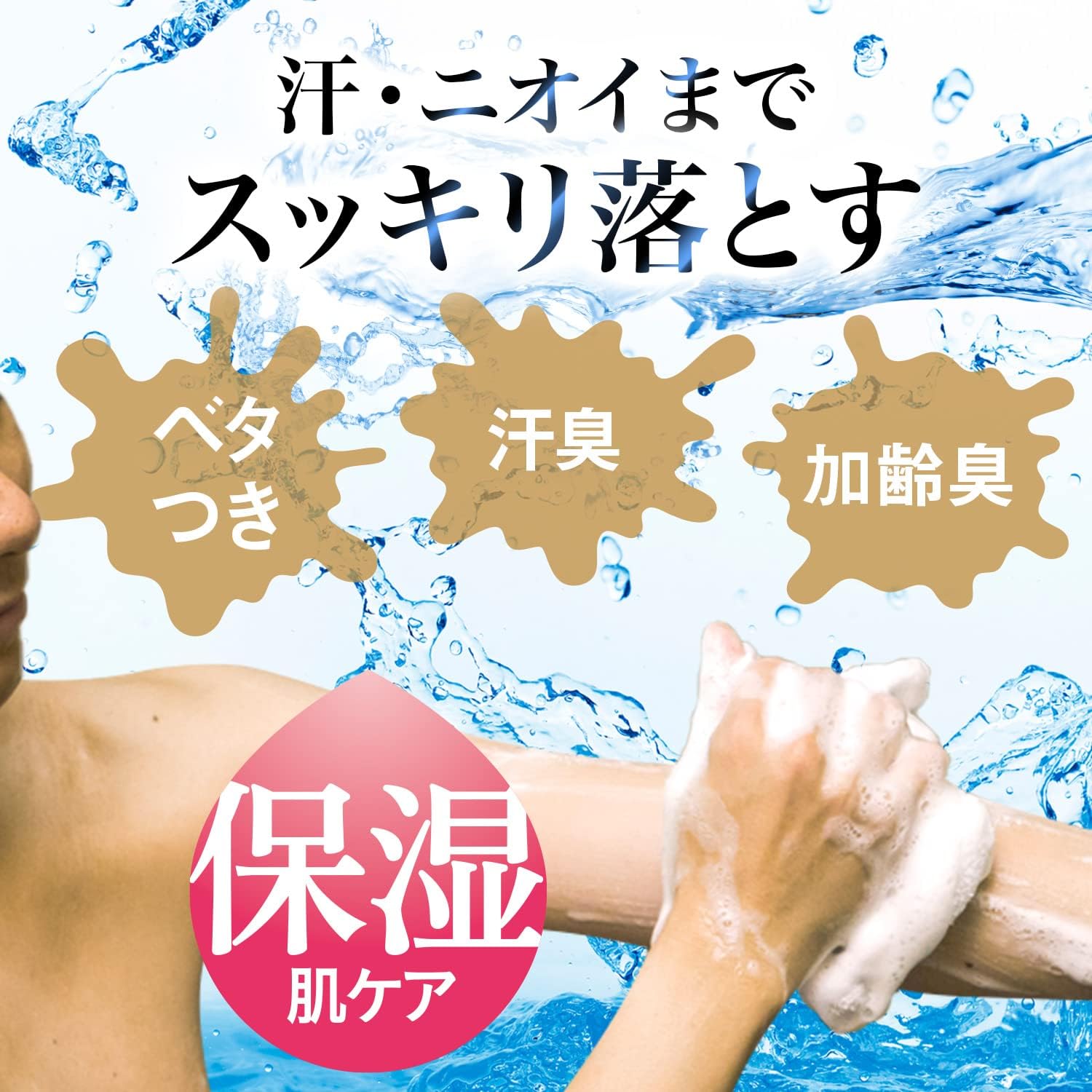 Detalle de LUCIDO-L X884049 薬用デオドラントボディウォッシュ うるおいタイプ 詰め替え用 760mL 無香料