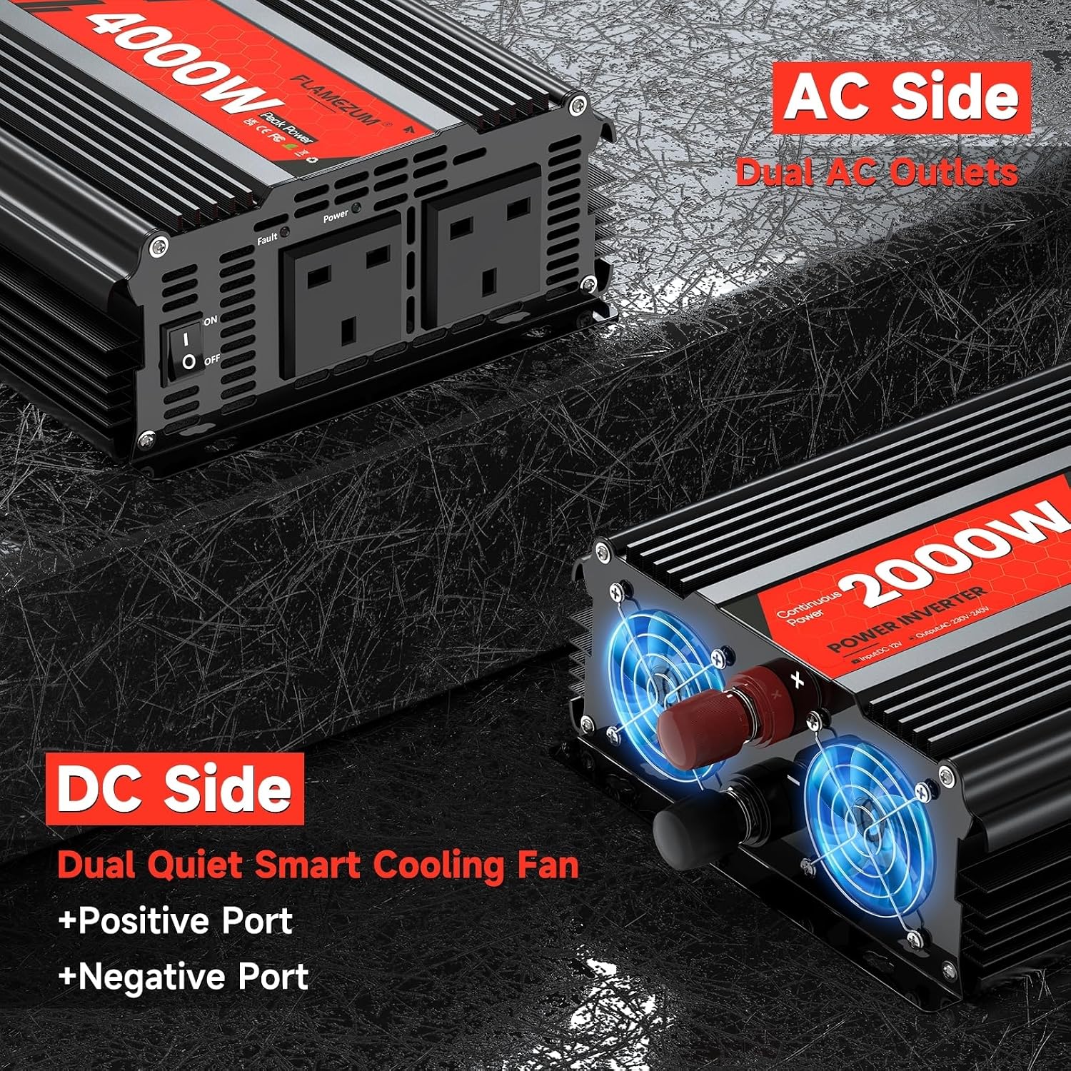Detalle de 12v to 240v Power Inverter 4000W