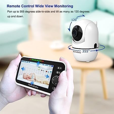 Thumbnail 4 de HelloBaby 5-inch Baby Monitor 30-hour Battery
