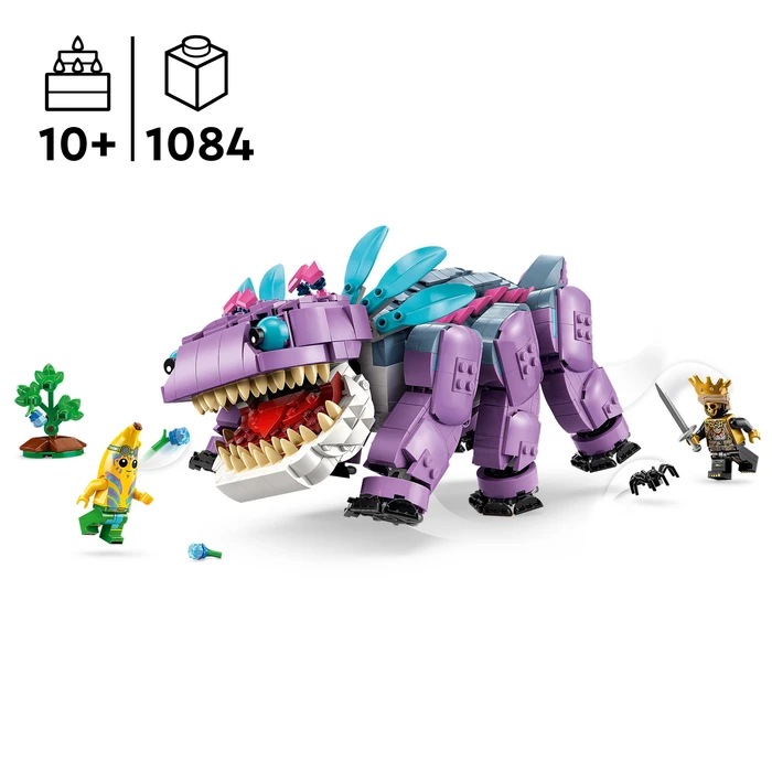 Detalle de LEGO Fortnite Klombo 77077 – bewegliches Klombo-Modell zum Insel-Spiel