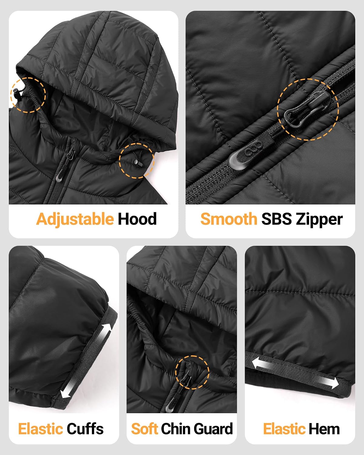 Thumbnail 5 de 33,000ft Damen leichte Steppjacke