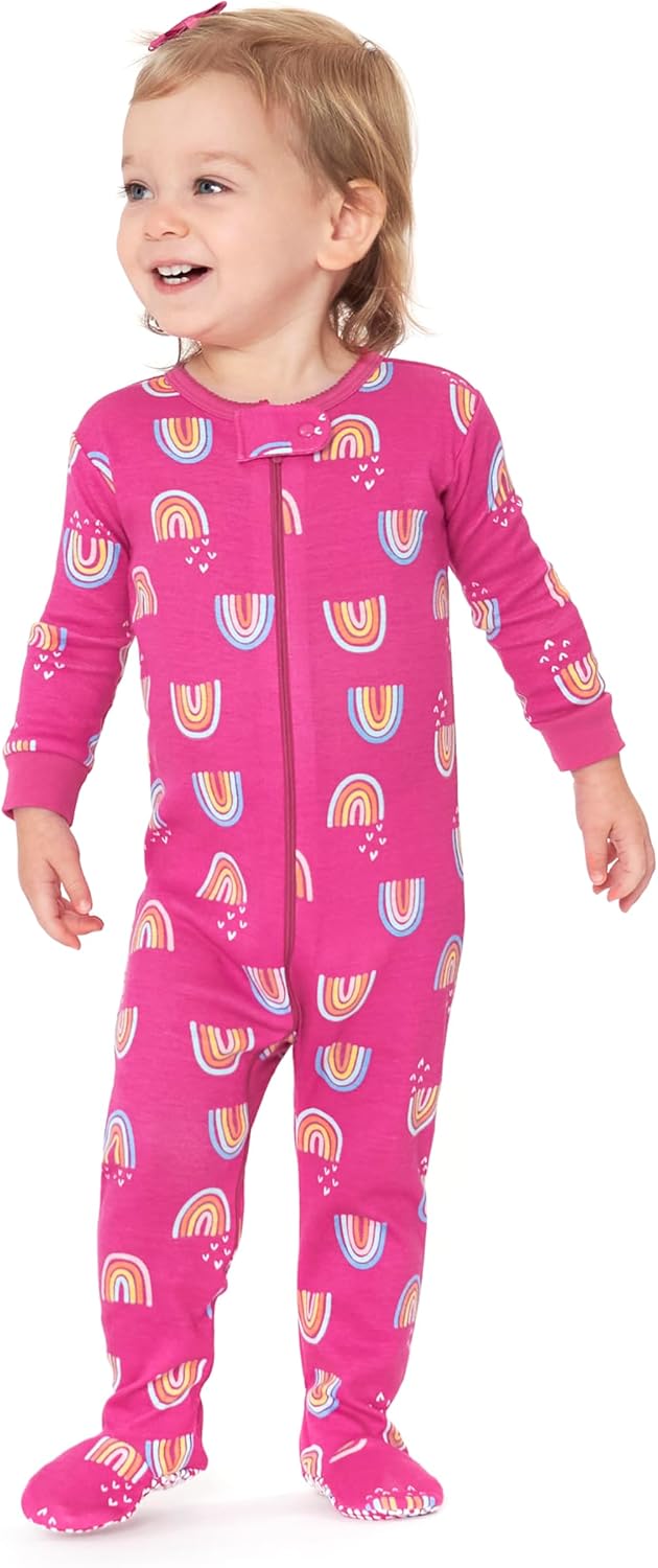 Detalle de Gerber 4-Pack Footed Pajamas Dormeuses pour Bébé et Tout-Petit – Grenouillères à Pieds