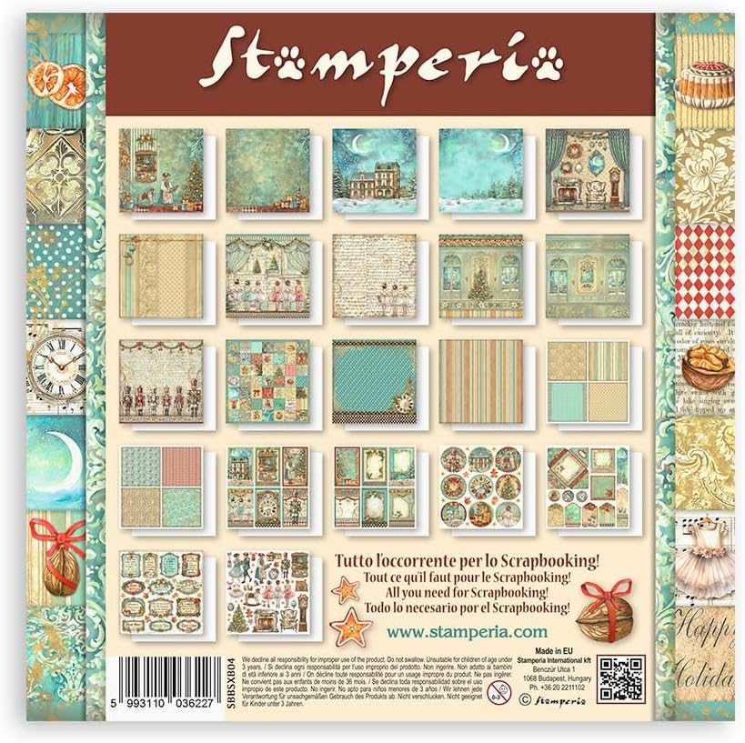 Thumbnail 4 de Papier Stamperia pour scrapbooking 📄