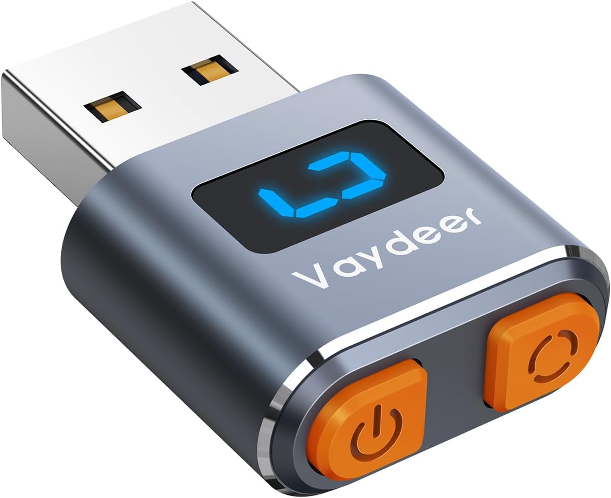 Detalle de VAYDEER USB Mouse Jiggler 3 modes