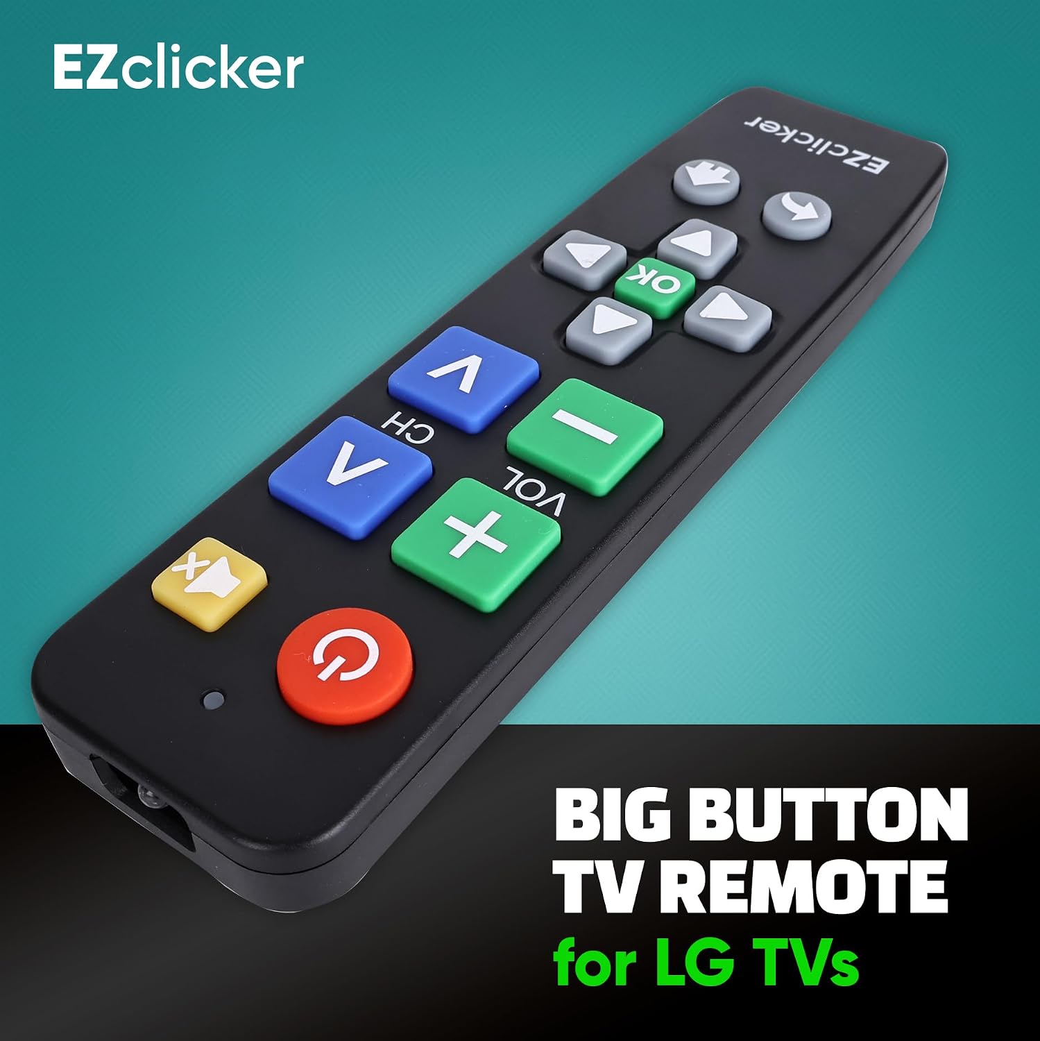 Detalle de LG Replacement TV Remote with Big Button Design for LG TVs
