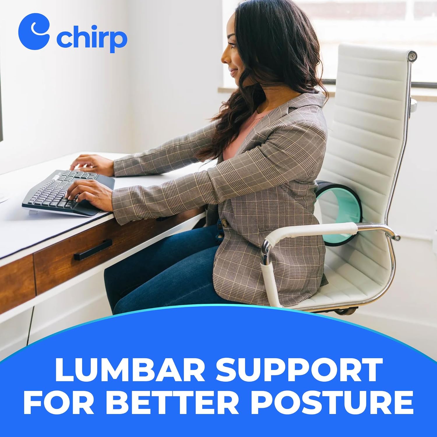 Thumbnail 5 de Chirp Chirp Wheel+ Foam Roller (6 Inch Mint) for Targeted Back & Neck Relief