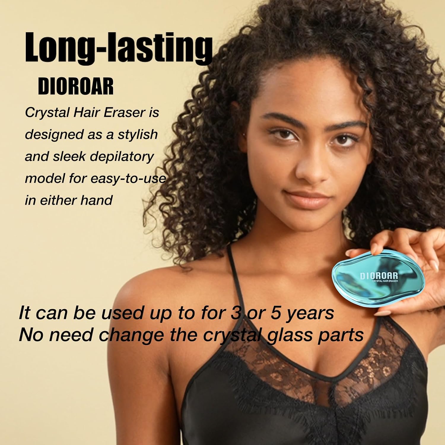 Detalle de DIOROAR Crystal Hair Remover, Ocean Blue