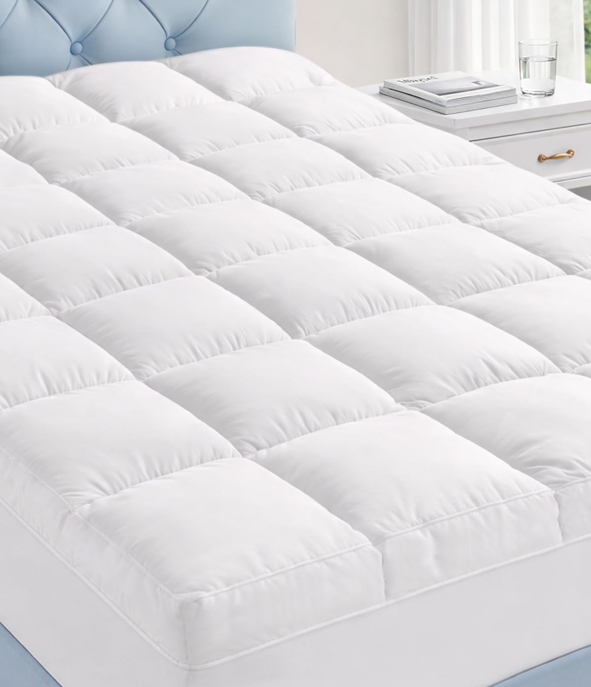 Detalle de Fracho Cotton Mattress Topper with 100% Cotton Surface