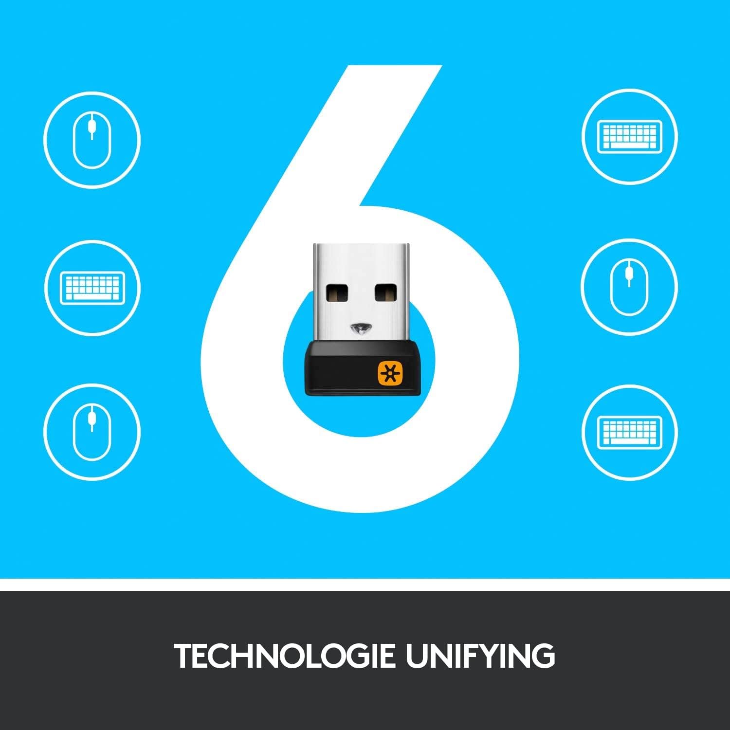 Thumbnail 6 de Logitech K400 Plus : clavier sans fil AZERTY avec touchpad pour TV et PC