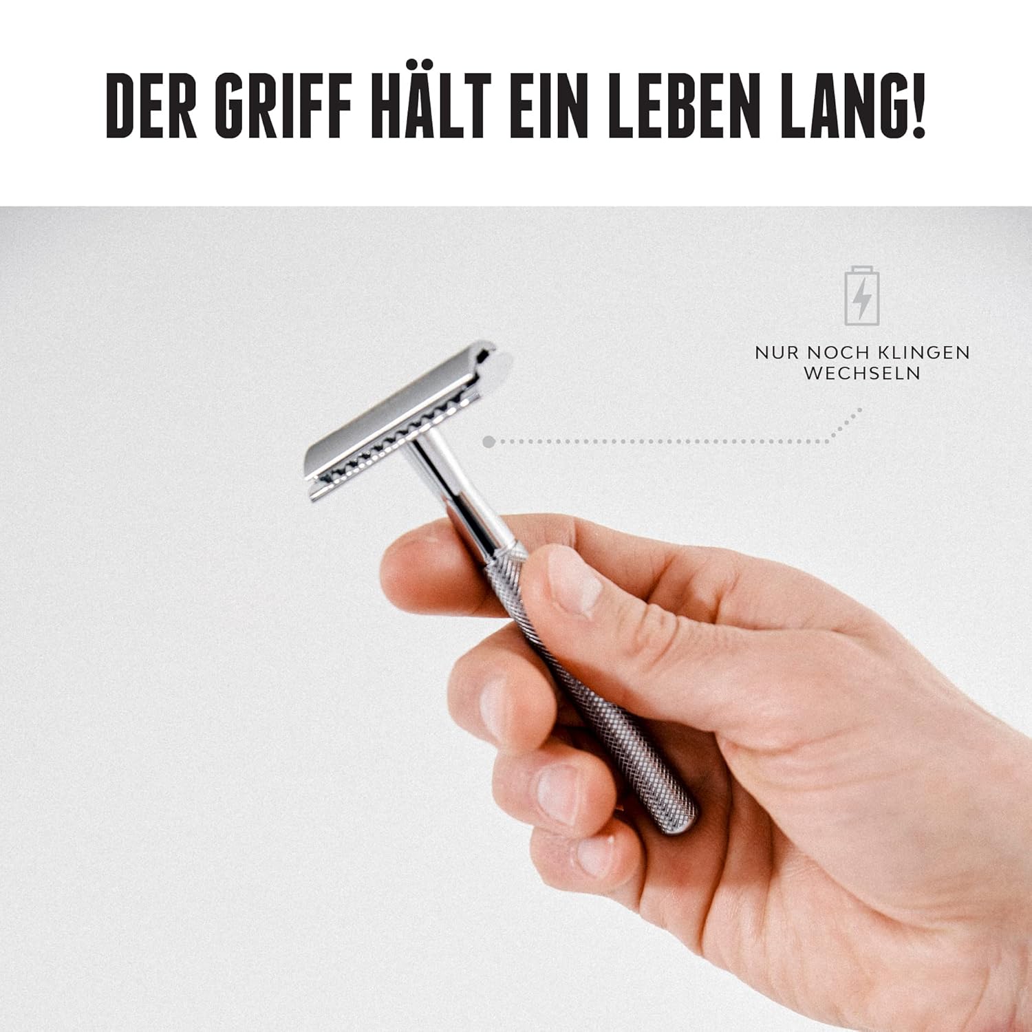 Thumbnail 3 de Brooklyn Soap Company Rasierhobel aus verchromtem Metall – präzise Nassrasur für Bart und Konturen