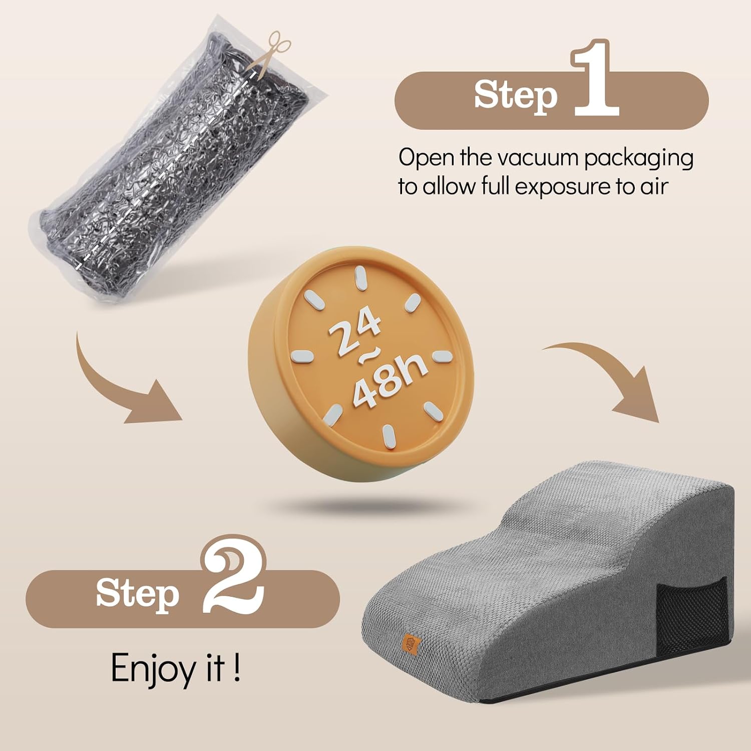 Thumbnail 6 de Pawchop Dog Ramp 2-Step Waterproof Dog Steps (Grey) – 55 x 40 x 30cm