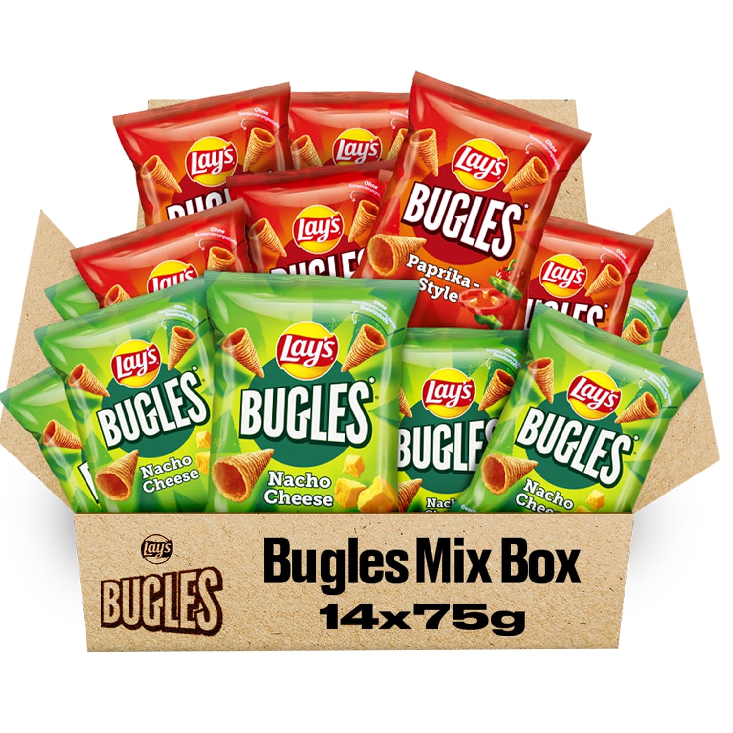Detalle 2 de Lay's Bugles Mix 14×75 g 🍿