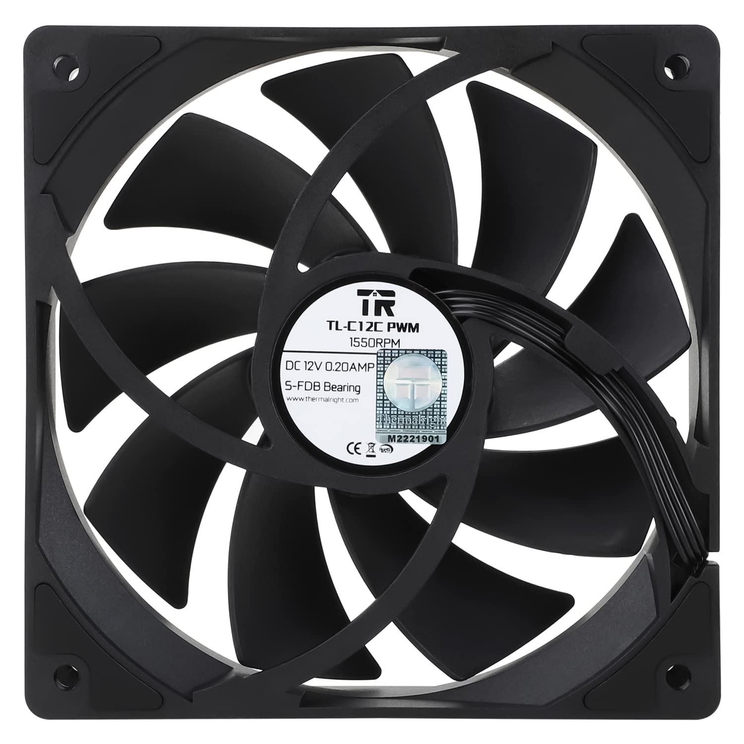 Detalle de Thermalright TR TL-C12C X3 CPU-Lüfter-3-Pack – 120 mm PWM-Kühlventilator, geräuscharm
