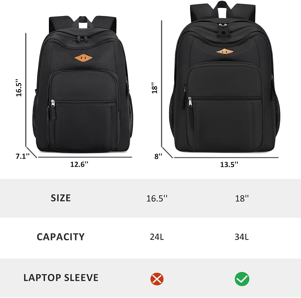 Thumbnail 5 de abshoo Classical Basic Travel Backpack 20L