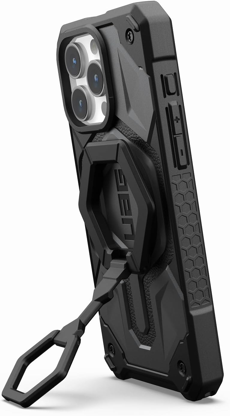 Detalle 2 de URBAN ARMOR GEAR UAG-MRS-BK マグネットリングスタンド 360度回転・角度調整 ブラック