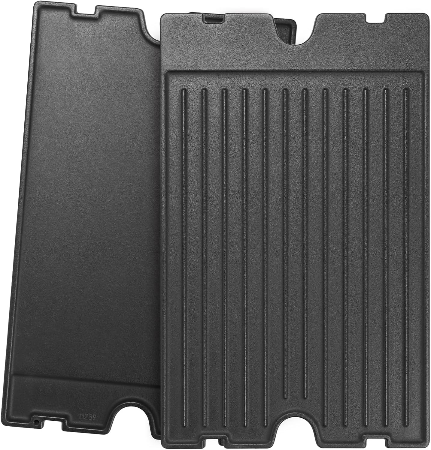 Detalle de SafBbcue Smooth +Ridged Surface Reversible Cast-Iron Griddle, 11239 Replacement
