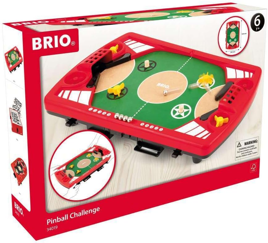 Thumbnail 3 de BRIO 34019 Flipper Duo Challenge – Jeu d'adresse, 2 joueurs, sans pile