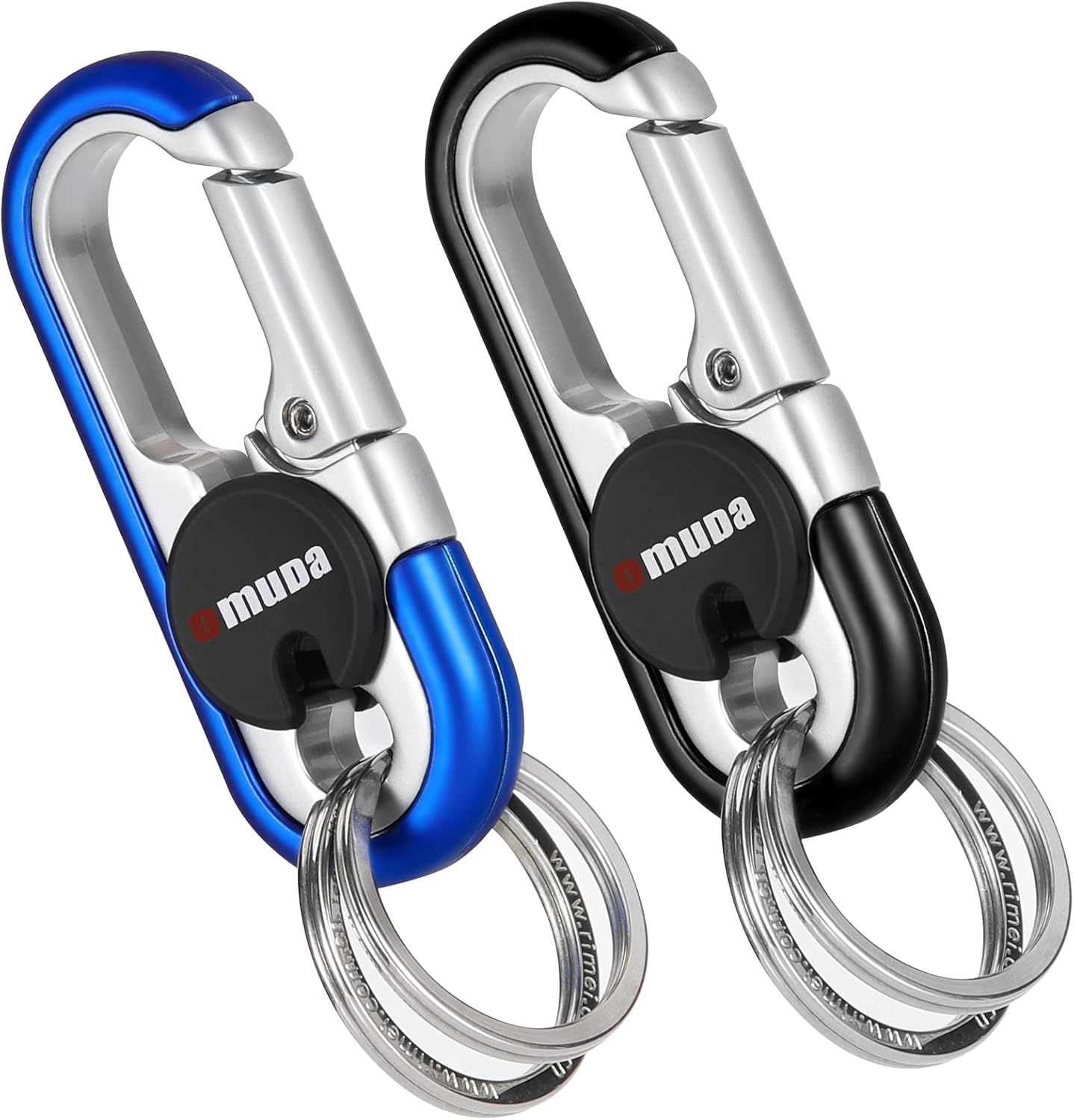 Detalle de Thlevel Schlüsselanhänger Karabiner: Rostfreier Stahl, 2-Stück Set