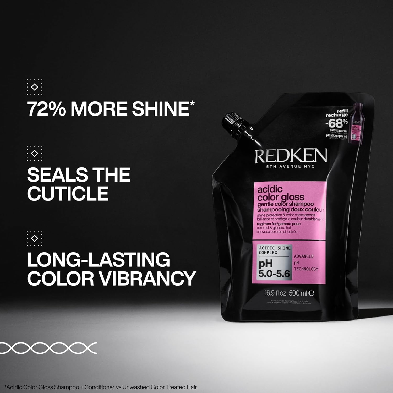Thumbnail 1 de REDKEN Acidic Colour Gloss Shampoo: Colour Protection for Gentle, Glass-Like Shine