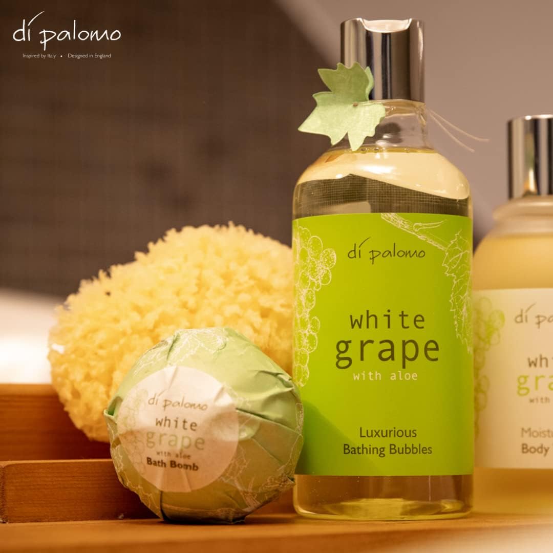 Thumbnail 5 de Di Palomo Vegan White Grape & Aloe Indulgent Luxury Bathing Collection (Bathing Bubbles 300ml + 2 Bath Bombs)