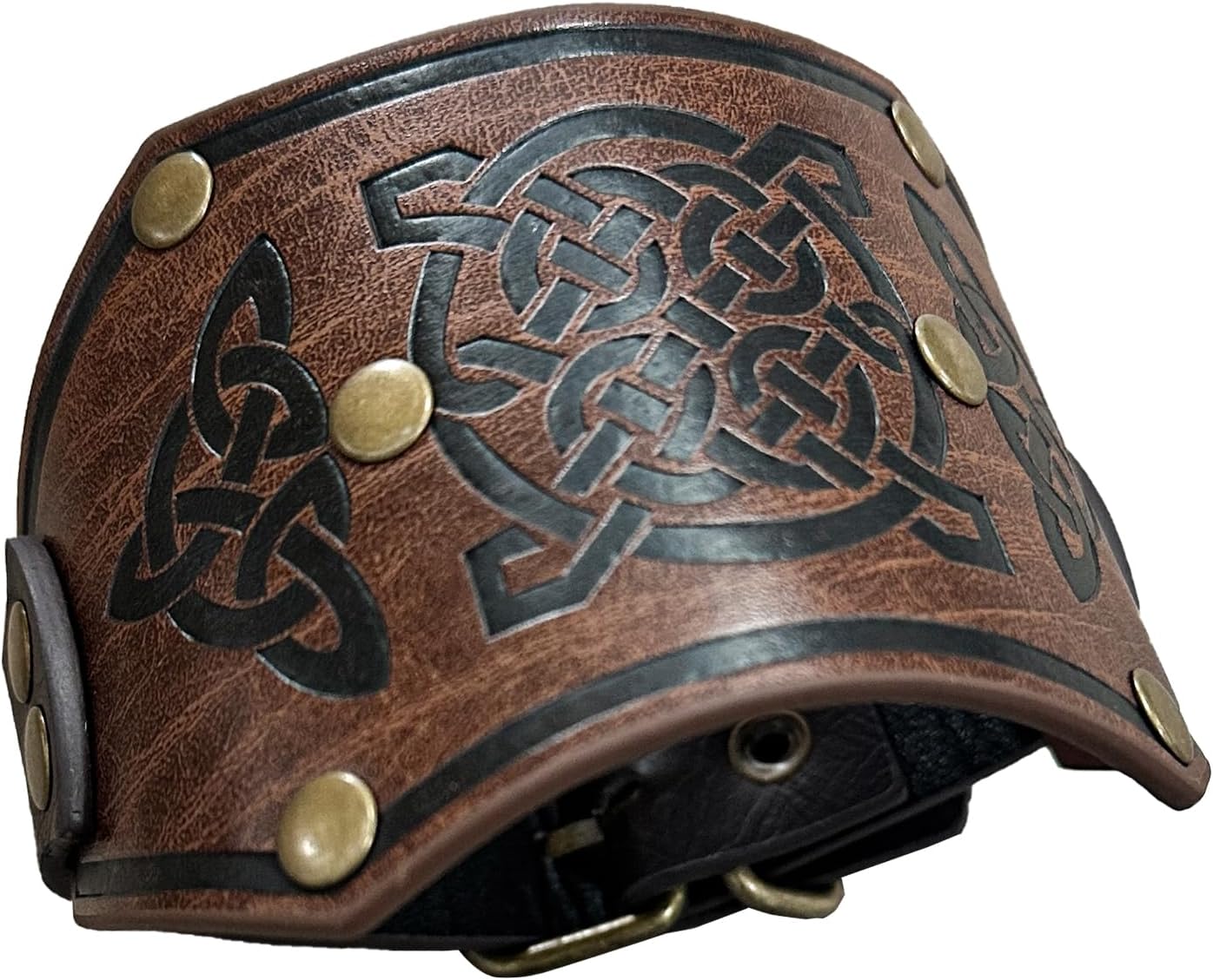 Detalle 2 de HiiFeuer Viking Runed Faux Leather Cuff Bracelet