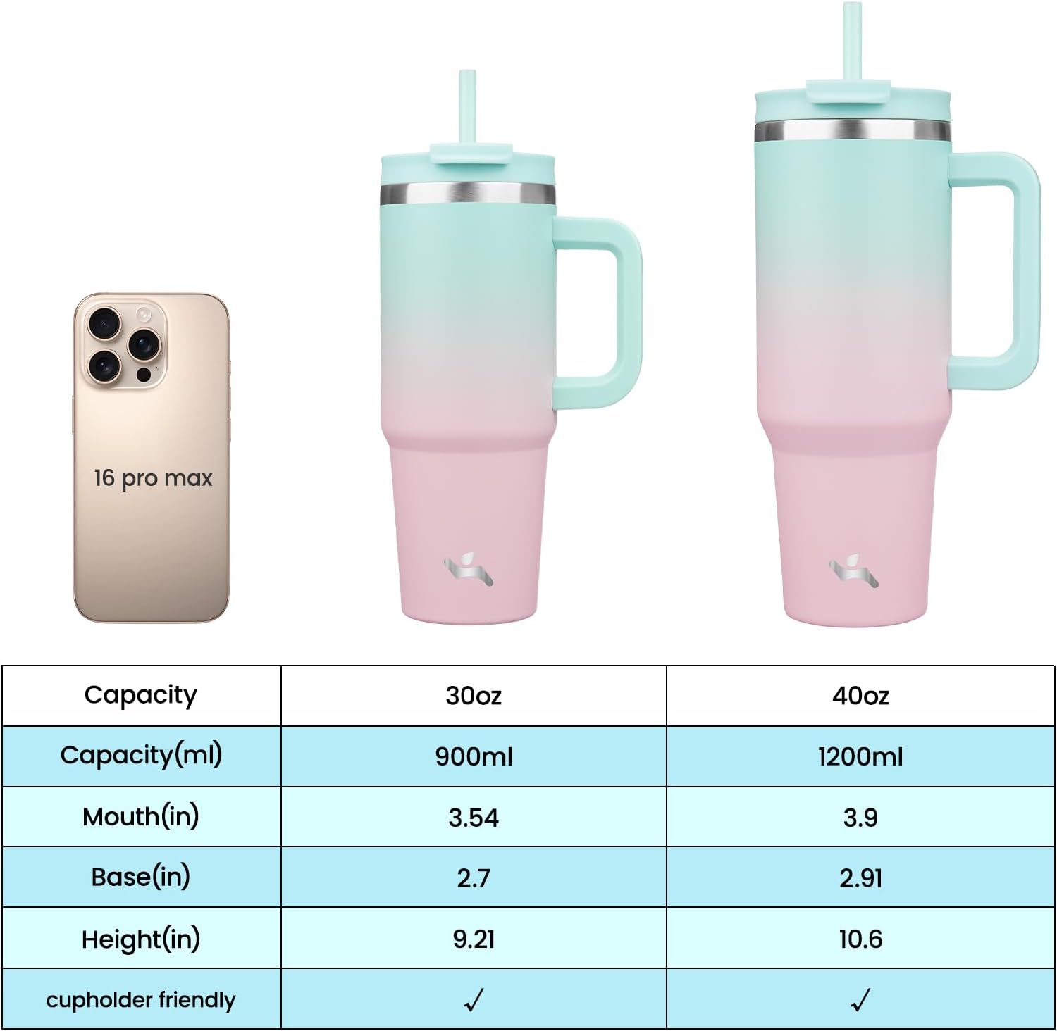 Detalle de Konokyo Insulated Tumbler 40 oz