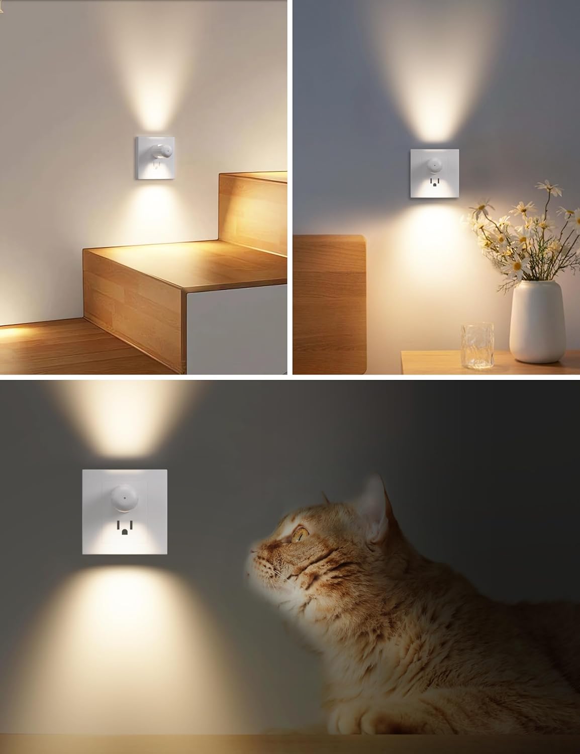 Detalle 2 de SETEN Plug-In Night Lights, 6-Pack