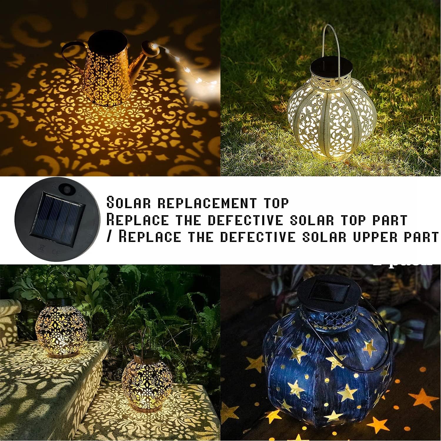 Thumbnail 1 de Solar Watering Can Replacement Top 32in LED
