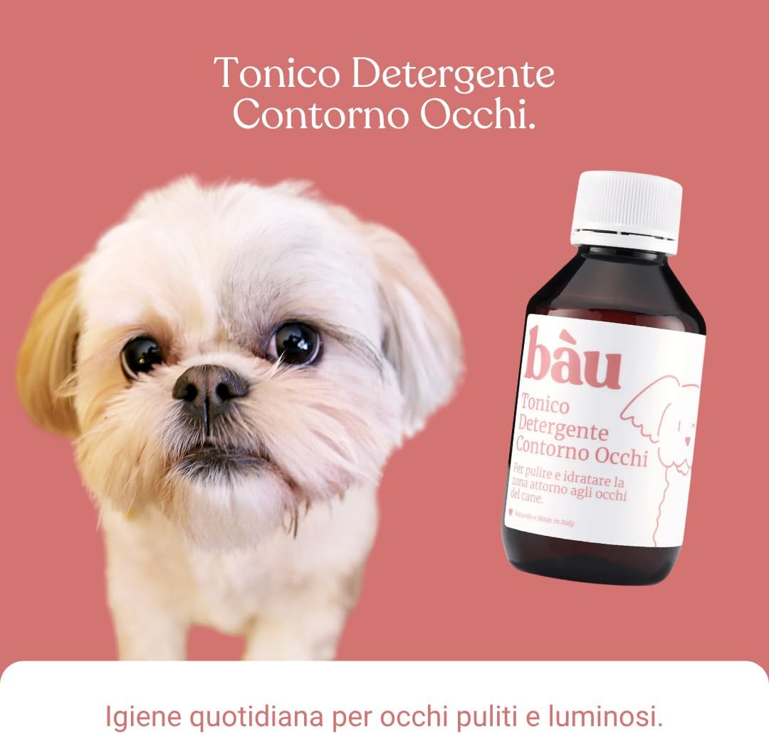 Detalle de Tonico Detergente per Occhi Cane Bau Pulizia Occhi Lacrimazione