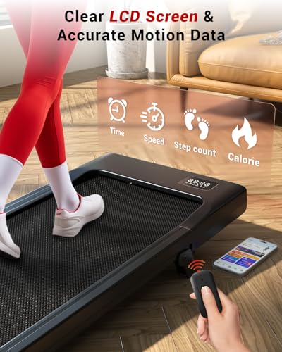 Thumbnail 7 de Superun Walking Pad Raceable 6% Incline 2.5HP Under Desk Treadmill