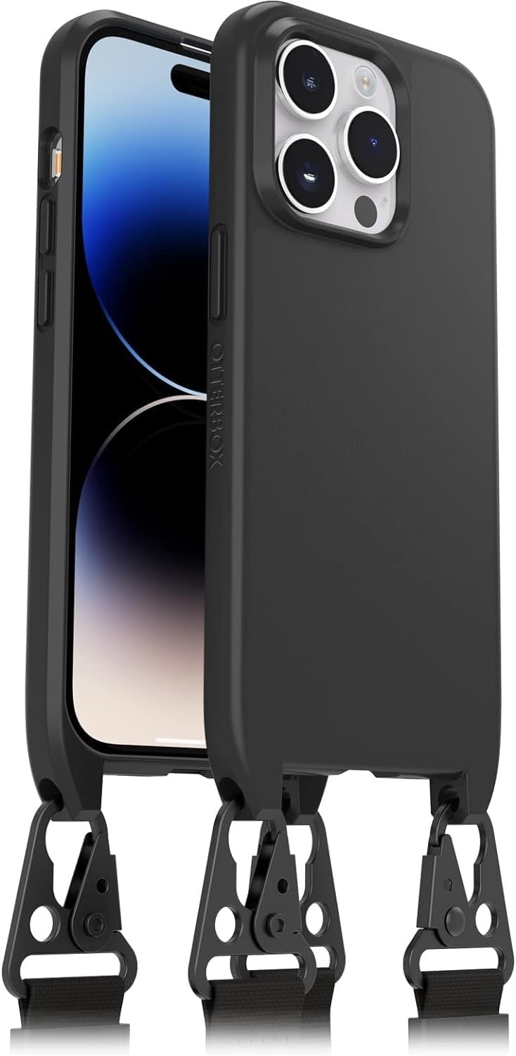 Thumbnail 6 de Otterbox Cover React Lanyard con MagSafe per iPhone 14 Plus (custodia sottile antishock con cordino) nera