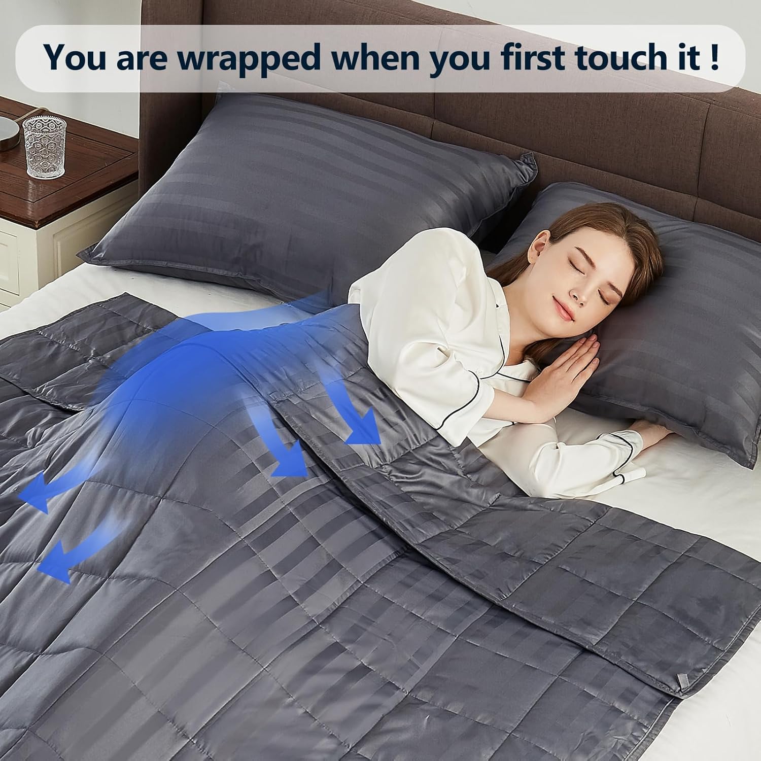 Thumbnail 3 de Anfie Weighted Blanket Queen Size (60x80, 20lbs) — Ultra Soft, Cooling, and Machine Washable