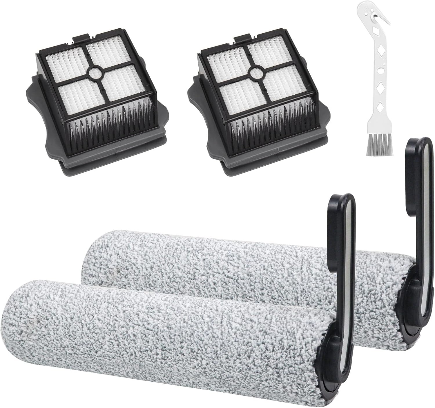 Detalle de YUEYEE S5 accessoireset voor Tineco Floor One, 2 borstelrollen en 2 filters
