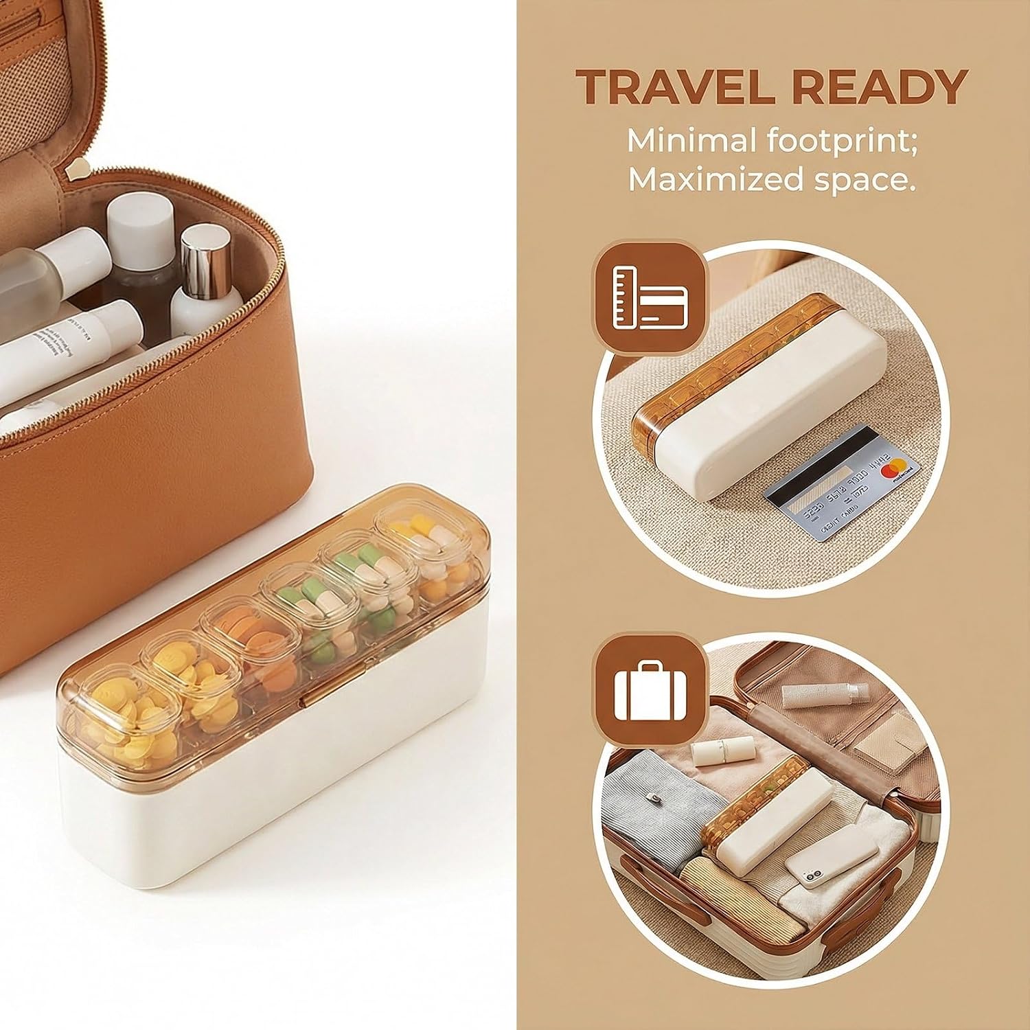 Detalle de Daleweo Weekly Pill Organizer, 7-Day