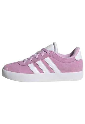 Detalle de Adidas Mixte Enfant VL Court 3.0 Shoes – Bliss Lilac/Cloud White/Grey Two, 37 1/3 EU
