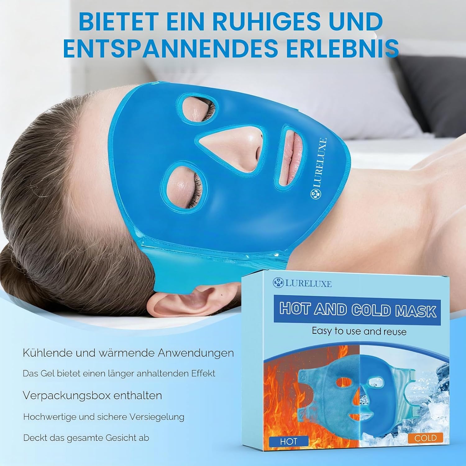 Thumbnail 6 de Eismaske Gesich Kühlmaske