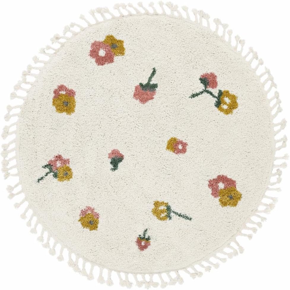 Thumbnail 6 de RugVista Linnea Kids Rug, 200 x 300 cm, medium-pile off-white and multi
