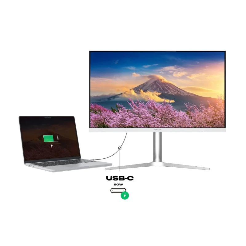 Detalle de Monitor JAPANNEXT JN-IPS326K-HSPC9 32" UltraHD: IPS, HDR, USB-C y altavoces para gaming y creación de contenido