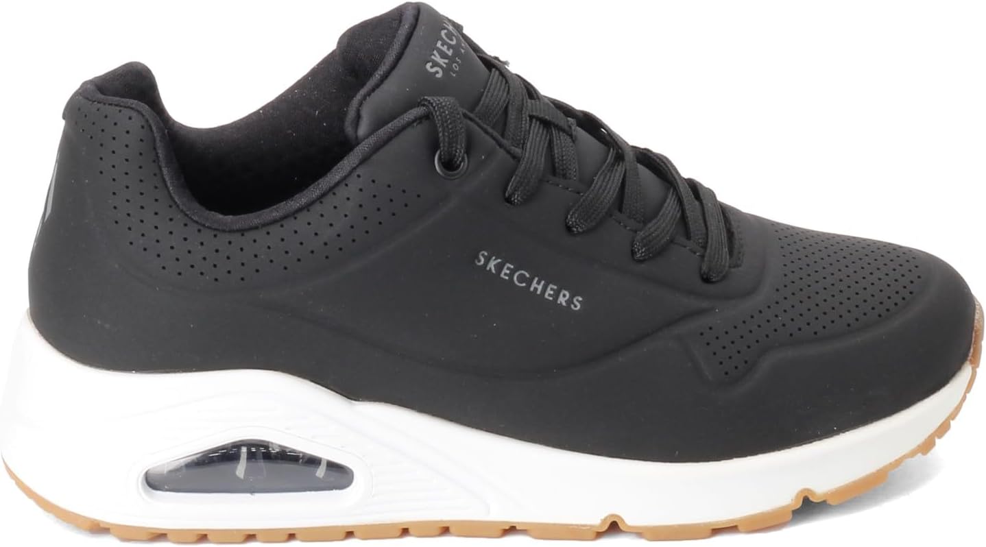 Thumbnail 4 de Skechers Uno Zapatillas Mujer Black Durabuck 🖤 Talla 37 EU