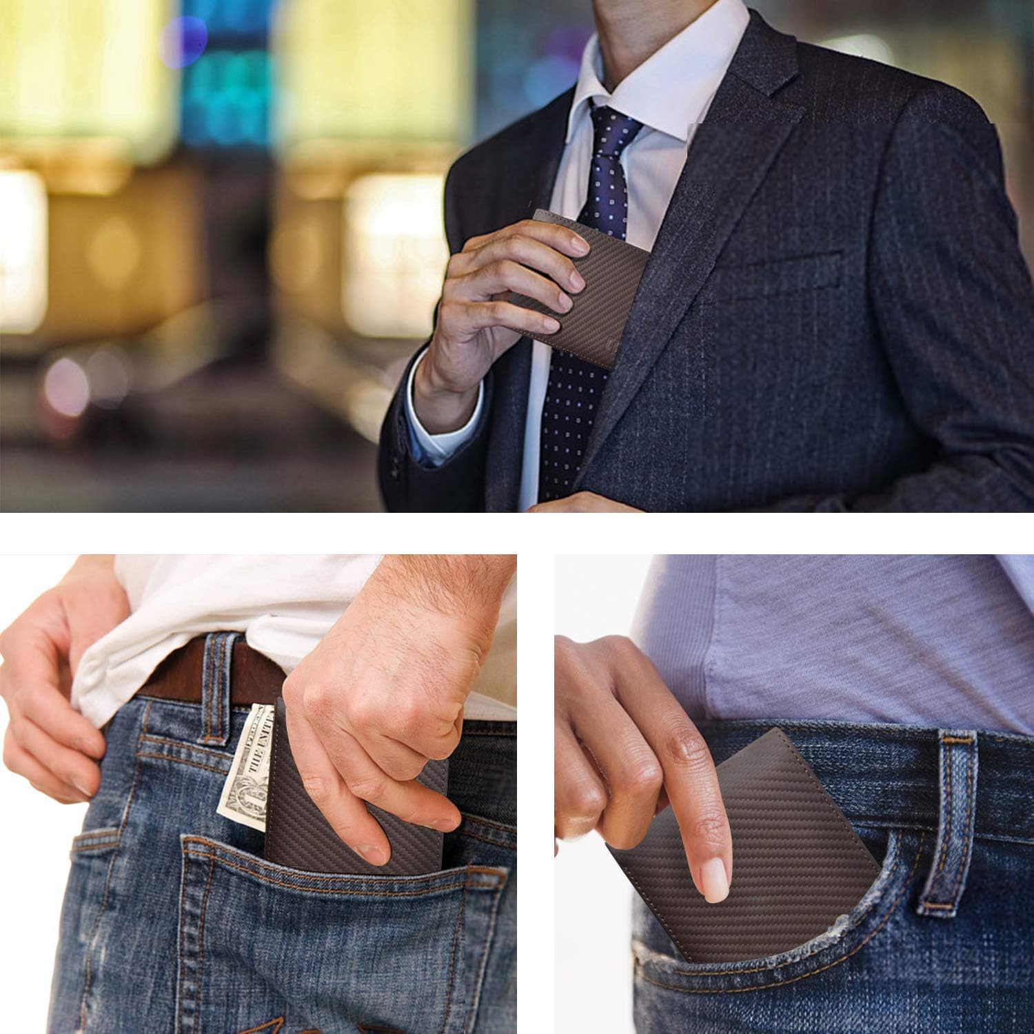 Thumbnail 4 de BIAL Mens Wallet RFID Bifold 10.92 cm 📔