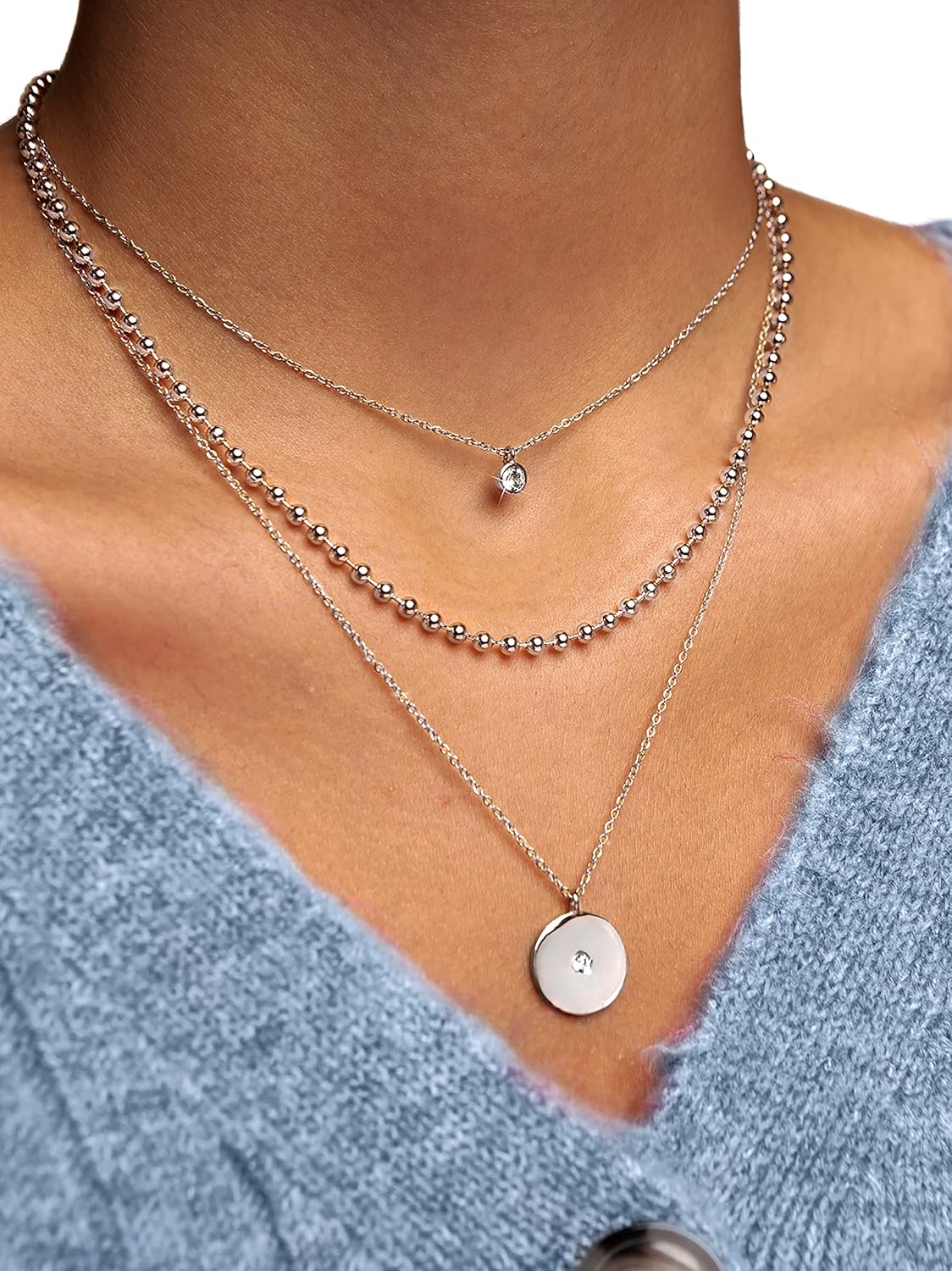 Thumbnail 1 de SINGULARU Single Spark Collar en plata 925, talla única 💍