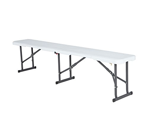 LIFETIME 80305 Banco plegable ultrarresistente 454 kg